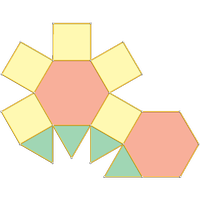 Prisma hexagonal aumentado (J54)