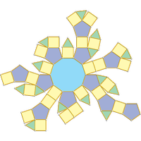 Rombicosidodecaedro bigirodiminuído (J79)
