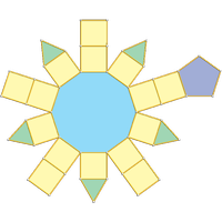 Cúpula pentagonal alongada (J20)