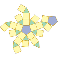 Girobicúpula pentagonal alongada (J39)