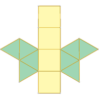 Bipirâmide quadrada alongada (J15)