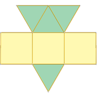 Pirâmide triangular alongada (J7)