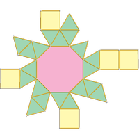 Cúpula quadrada giroalongada (J23)