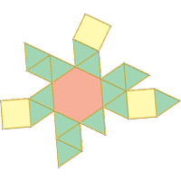 Cúpula triangular giroalongada (J22)