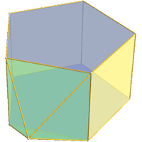 Prisma pentagonal aumentado (J52)