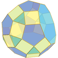 Rombicosidodecaedro tridiminuído (J83)