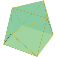 Prisma triangular biaumentado (J50)