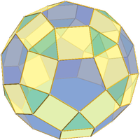 Rombicosidodecaedro diminuído (J76)