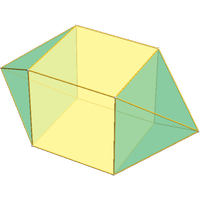 Bipirâmide quadrada alongada (J15)