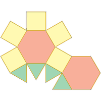 Prisme hexagonal augment (J54)