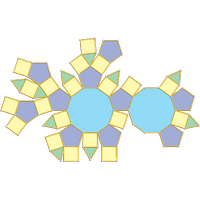 Rhombicosidodecadre mtabidiminu (J81)