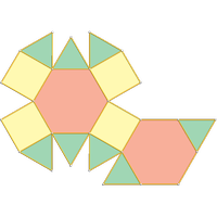 Prisme hexagonal parabiaugmenté (J55)