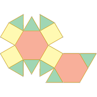 Prisma hexagonal parabiaumentado (J55)