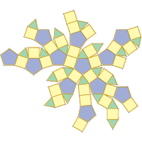 Parabigyrate rhombicosidodeca.(J73)