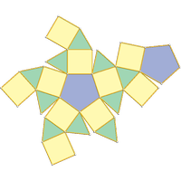Pentagonal gyrobicupola (J31)