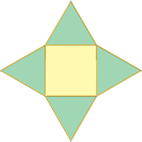 Pyramide carrée (J1)