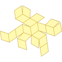 Rhombic icosahedron