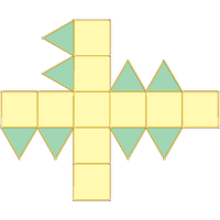 Orthobicoupole carrée (J28)