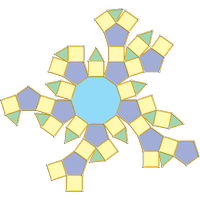 Diminished rhombicosidodeca. (J76)