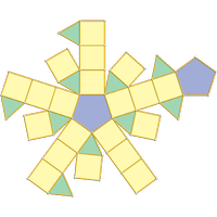 Elongated pentagonal orthobicupola (J38)