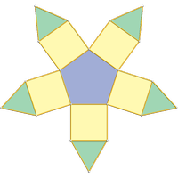 Pirmide pentagonal alongada (J9)