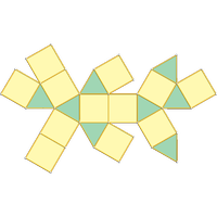 Elongated triangular gyrobicupola (J36)