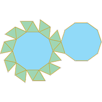 Antiprisma Decagonal