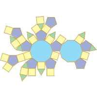 Rhombicosidodecaèdre gyrobidiminué (J82)