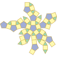 Gyrate rhombicosidodeca. (J72)