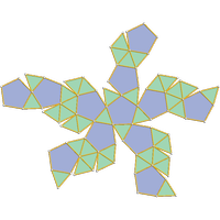 Gyroelongated pentag. birotunda (J48)