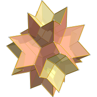 Troisième stellation du dodéca. rhombique