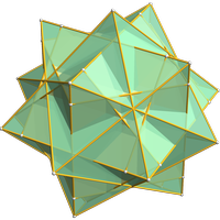Comp de trois cubes et de trois octaèdres