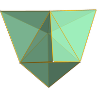 Cumulated tetrahedron