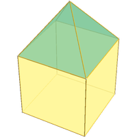 Elongated square pyramid (J8)