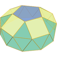 Gyroelongated pentagonal cupola (J24)