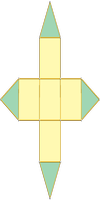 Pyramide carre allonge (J8)