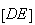 $\left[ DE\right] $