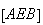$\left[ AEB\right] $