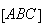 $\left[ ABC\right] $
