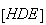 $\left[ HDE\right] $
