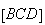 $\left[ BCD\right] $